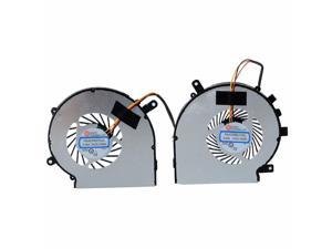 1 Pair Left and Right CPU Cooling Fans Fit For MSI GE62 GE72 GL62 GL72 PE60 PE70 GL62 for Repair