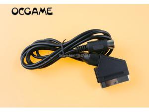 OCGAME-Cable Scart RGB para Sega Genesis 1 Mega Drive V Plug PAL console 20 unids/lote, buena calidad, 1,8 m