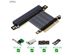 PCI Express PCIE Riser Card Extender PCI E 8X to 16X Slot PCI-E Riser Adapter Extension Cable PCIe X8 Gold Plated For BTC Mining