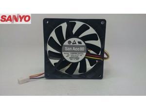 For Sanyo 109p0812h721 For Sanyo 8015 dc12v 02A 3p Axial Cooling Fan