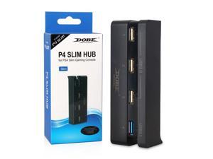 Super High Speed 4 in 1 USB Hub Suitable for Sony Playstation 4 Slim PS4 Slim Console Black Controller Accessory USB 2.0