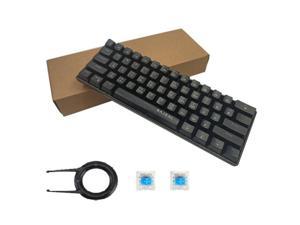 61 Key Mechanical Keyboard Type-C Wired Green Axis Wire Keyboard Gaming Mechanical Keyboard For Desktop Tablet PC Computer