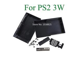 For PS2 3W 30000 Console Full Housing shell Case for PS2 Console Shell with sticker for PS2 3000x 3W console