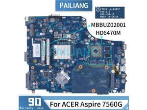 For ACER Aspire 7560G Laptop Motherboard LA-6991P MBBUZ02001 HD6470M DDR3 Notebook Mainboard