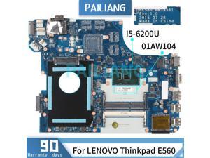 Mainboard For LENOVO Thinkpad E560 I5-6200U Laptop motherboard NM-A561 01AW104 SR2EY DDR3 Tested OK