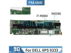Laptop motherboard For DELL XPS 9333 i7-4500U Mainboard CN-04220G DAD13CMBAG0 SR16Z 4G DDR3 tesed
