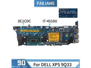 Laptop motherboard For DELL XPS 9Q33 I7-4510U Mainboard CN-0C1CDC LA-9262P SR1EB 8G TESTED