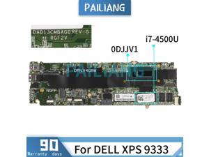 Laptop motherboard For DELL XPS 9333 i7-4500U Mainboard DAD13CMBAG0 0DJJV1 SR16Z DDR3 tesed