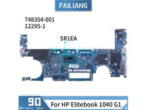 For HP Elitebook 1040 G1 i7-4600U Laptop Motherboard 748354-001 12295-1 SR1EA DDR3 Notebook Mainboard