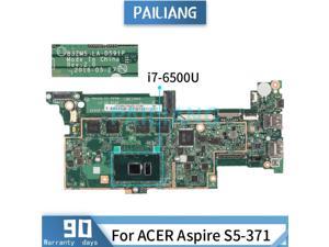 Mainboard For ACER Aspire S5-371 i7-6500U Laptop motherboard LA-D591P SR2EZ  With  RAM on board Tested OK