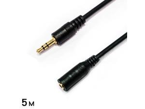 Earphone Audio Cable 35mm Gold Plated Plug Male To Female AUX Cable Line for Samsung Galaxy S8 Car Xiaomi Headphone Speaker