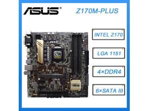 Asus Z170M-PLUS LGA 1151 Motherboard DDR4 Motherboard 64GB Intel Z170 USB3.1 Micro ATX For Core Core i5-6400T 7600T cpus