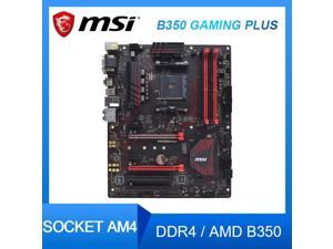 MSI B350 GAMING PLUS AM4 Motherboard DDR4 Motherboard AM4  64GB AMD B350 USB3.1 SATA 3 M.2 ATX  For RYZEN 9 3900X 3400G cpus
