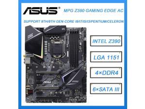 1151Motherboard MSI MPG Z390 GAMING EDGE AC Motherboard LGA 1151 DDR4 Intel Z390 128GB PCI-E 3.0 USB 3.1ATX For 8th gen i7 9700K