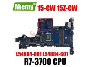 L54884-001 L54884-601  For HP Pavillion 15-CW Laptop Motherboard 15Z-CW TPN-Q210 DAG7BJMB8C0 DAG7BFMB8D0 Mainboard W/ R7-3700