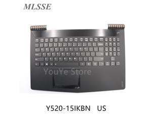 For Lenovo Legion Y520-15IKBN Palmrest Case Upper Cover Backlit US Keyboard With Card Reader Port Black 5CB0Q41202 Fast ship