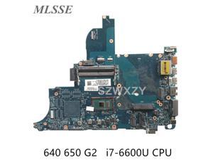 For HP ProBook 640 650 G2 Laptop Motherboard 840718-601 840718-001 840718-501 i7-6600U CPU 6050A2723701-MB-A01 100% Tested