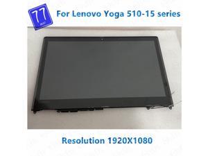 15.6'' FHD IPS Panel LED LCD Touch Screen Digitizer Assembly+Frame For Lenovo Yoga 510-15 series Yoga 510-15ISK Yoga 510-15IKB