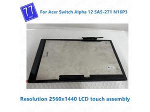 Test well 12" LCD Screen Display For Acer Switch Alpha 12 SA5-271 N16P3 lcd Touch Screen Digitizer Assembly Replacement