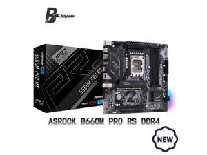 ASROCK B660M Pro RS Intel B660 128G DDR4 PCIe 4.0 x16, USB 3.2 Gen Support 12  Intel Desktop CPU Motherboard Socket LGA 1700