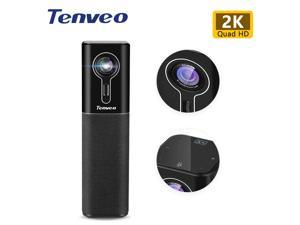 Tenveo Smart Conference Room Camera 2K 60fps AI-Powered Auto Framing & Autofocus Face Recognition and Tracking Made for Huddle Rooms (Tevo-CM1000)