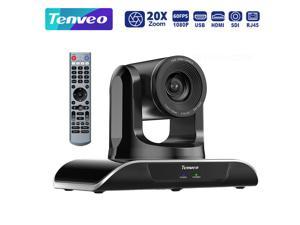Monoprice PTZ Video Conference Camera, Pan Tilt Zoom with Remote, Full HD  1080p Webcam, USB 2.0, 10x Optical Zoom 