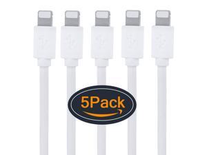 iPhone Charger 1ft,5-Pack Lightning Cable, MFi-Certified iPhone Charger Cable 1Foot Charging Cord for iPhone 12 11 Pro X XS Max XR/8 Plus/7 Plus/6/6s Plus/5s /5c/iPad Mini Air