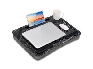 Beebo Beabo Home Office Laptop Desk Cushion, with equipment stand, wrist pad pen slot, white marble portable laptop desk-suitable for 15.9 inch laptop Beebo Beabo Home Office Laptop Desk Cushion, with equipment stand, wrist pad pen slot, white marble portable laptop desk-suitable for 15.9 inch laptop