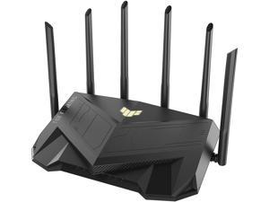 ASUS TUF Gaming WiFi 6 Router (TUF-AX5400) - Dedicated Gaming Port, Mobile Game Mode, WAN Aggregation, Durable and Stable, RGB Light, VPN Fusion, AiMesh Compatible, Subscription-free Internet Security