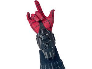 HIZTUR Web Shooters, Spider Silk Launcher for Kids - USB Charging, Rope Launcher - Can Grab Small Objects, Super Hero Launcher Gloves Wrist Toy Cosplay Launcher Bracers Accessories