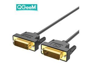 DVI to DVI Cable , QGeeM DVI-D 24+1 Dual Link Male to Male Digital Video Cable, Support 2560x1600 for Laptop, Gaming, DVD, Laptop, HDTV and Projector 3ft.