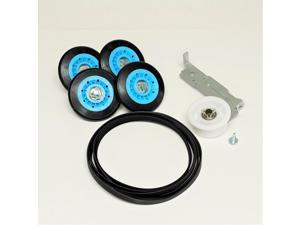SAMKITHD Heavy Duty Dryer Pulley Rollers Belt Maintenance Kit for Samsung includes DC9716782A DC9300634A 6602001655