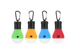 ZJZ 4pcs Camping Lights, LED Tent Lights with Carabiner Clips - Waterproof Portable Battery Operated Emergency Tent LED Light Bulb Lamp Lantern for Outside Camping Outdoor Hiking Fishing (4 Colors)