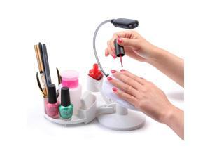 ZJZ Nail Polish Stand with Multi-Angle Nail hand rest, Design Base Studio Tool Gel Fingernail Polish Bottle Holder Home Salon Hand Rest Cushion Manicure Pedicure Stand