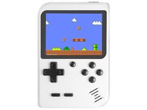 Handheld Game Console, Retro Video Game Player with 400 Classical FC Games Mini 3.0 Inch Color Screen Support Connecting TV for Kids Boy Girl Adult Thanksgiving Christmas (Color: White)