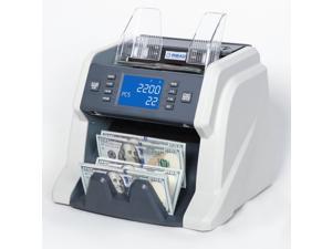 Ribao BC-35 High Speed Portable Bill Counter Money Counting Machine Cash Counter Business Retail UV/MG/IR Counterfeit Detection, Two Year Warranty