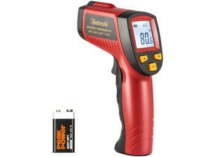 AstroAI Infrared Thermometer 380 (NOT for Human), No Touch Digital Laser Temperature Gun with LCD Display -58~716 Fahrenheit (-50~380 Celsius) for Commercial Repair - Auto/Motor/steel/Cooking - Red AstroAI Infrared Thermometer 380 (NOT for Human), No Touch Digital Laser Temperature Gun with LCD Display -58~716 Fahrenheit (-50~380 Celsius) for Commercial Repair - Auto/Motor/steel/Cooking - Red