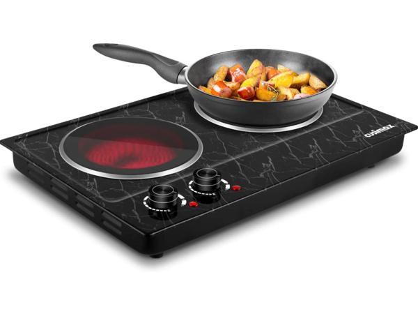 Techwood 1800W Electric Hot Plate Cooktop for Cooking,Infrared Ceramic