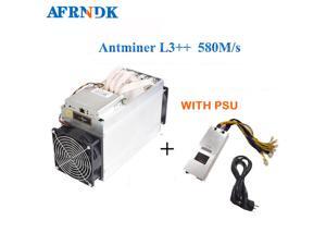 ASIC Chip Miner ANTMINER L3++ 580MH/s With PSU Scrypt Miner LTC1.62J/MH+10% Litecion Mining Machine Better Than ANTMINER L3+ S9 S9i ASIC Chip Miner ANTMINER L3++ 580MH/s With PSU Scrypt Miner LTC1.62J/MH+10% Litecion Mining Machine Better Than ANTMINER L3+ S9 S9i