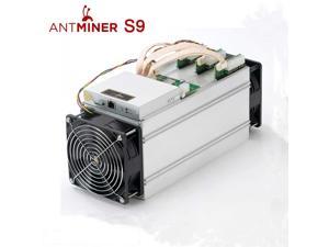Bitmain AntMiner S9 13.5th SHA256 Algorithm 16nm ASIC mining machine Bitcoin BCH Miner with PSU Power Supply 1323w Power Consumption Better Than WhatsMiner M3 M10
