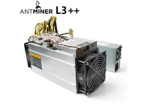 Refurbished: ANTMINER L3++( With power supply )Scrypt Litecoin Miner 580MH/s LTC Come with Doge Coin Mining Machine ASIC Blockchain Miners Better Than ANTMINER L3 L3+ S9 S9i