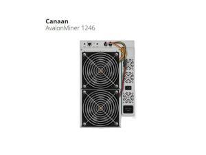 Canaan Avalonminer SHA-256 1246 83TH/s Bitcoin Miner Asic Miner Crypto BTC Mining Machine BCH 83T With Original Power Supply 3420W