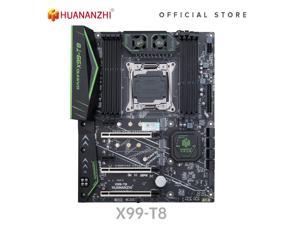 HUANANZHI X99 T8 X99 Motherboard Intel XEON E5 X99 LGA2011-3 All Series DDR3 RECC NON-ECC memory NVME USB3.0 ATX Server