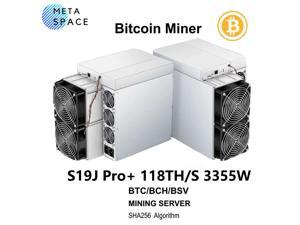 New Release Bitmain Antminer S19j Pro 117THs 3355W Asic Bitcoin Miner SHA256 BTC BCH Mining s19j pro plus 118T Better Than Antminer S19J Pro S19 T19 Whatsminer M30S M30S M50