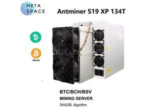 New Bitmain Antminer S19 XP 134Ths 2881W ASIC Bitcoin Miner PSU Included Most Powerful BTC Miner Machine S19XP 134T Bitcoin Mining Rig Better Than Antminer S19 Pro S19J pro S19