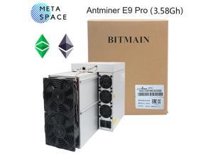 New Bitmain Antminer E9 Pro 3580MHs 2200W Most Profitable Ethereum ETC Miner EtHash algorithm with hashrate 368Ghs Include Power Supply ETC Mining Rig 3580M