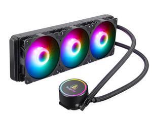 Segotep Be COOL 360S RGB 360mm Integrated Water-cooled CPU Radiator PMW intelligent temperature control fan Segotep Be COOL 360S RGB 360mm Integrated Water-cooled CPU Radiator PMW intelligent temperature control fan
