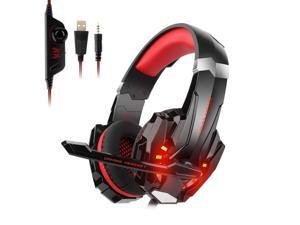 Toswin G9000 Gaming Headset Headphone 3.5mm Stereo Jack with Mic LED Light for Xbox One S/Xbox one/PS4/Tablet/Laptop/Cell Phone