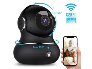 littlelf 1080p Indoor Wireless WiFi Video Security IP Camera with Pan/Tilt, 2.4GHz, 2-Way Audio, Wide 110° Viewing Angle and Night Vision (Black) littlelf 1080p Indoor Wireless WiFi Video Security IP Camera with Pan/Tilt, 2.4GHz, 2-Way Audio, Wide 110° Viewing Angle and Night Vision (Black)