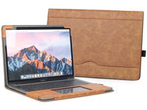 TYTX MacBook Air Leather Case 13 Inch 2020 2019 2018 (A2337 A2179 A1932) Laptop Sleeve Protective Folio Book Cover (New MacBook Air 13", Light Brown)